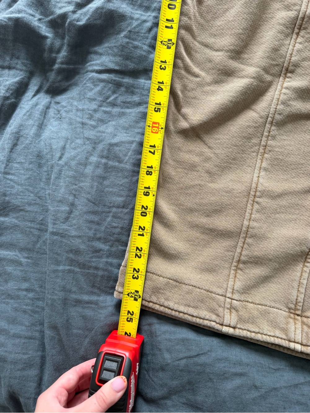 We The Free Olive-Tan Boyfriend Cargo Jeans - Picture 9 of 9